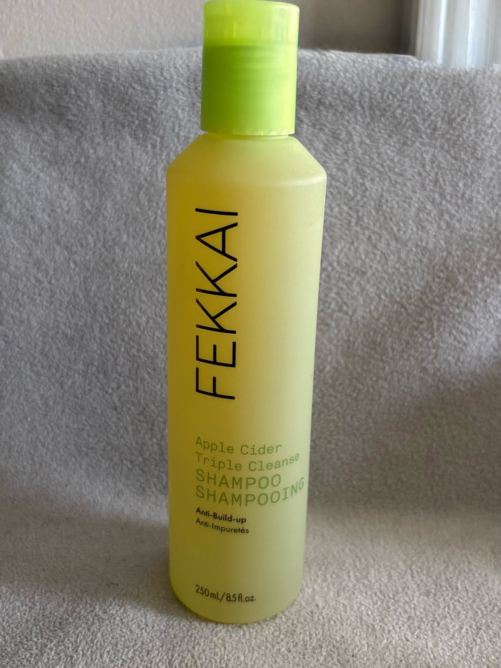 FEKKAI Apple Cider Triple Cleanse Shampoo Deep Cleansing 8.5 oz - Sealed & New